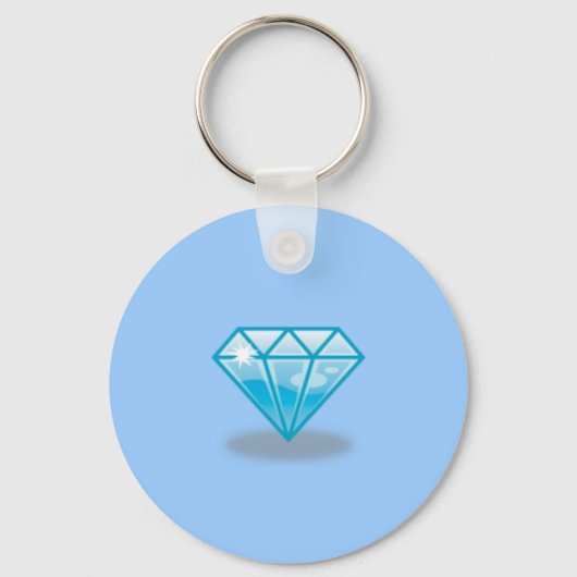 Blue Diamond Sleutelhanger (Voorkant)