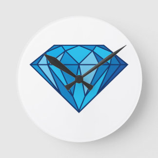 Blue Diamond Wall klok