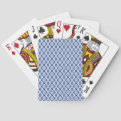 Blue Diamonds Harmony Pattern Pokerkaarten (Achterkant)