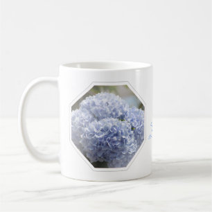 Blue Diamonds Hydrangea Flowers Koffiemok