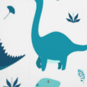 Blue Dinosaur Baby Boy Nursery Peel & Stick Schatt Behang (Zoom)