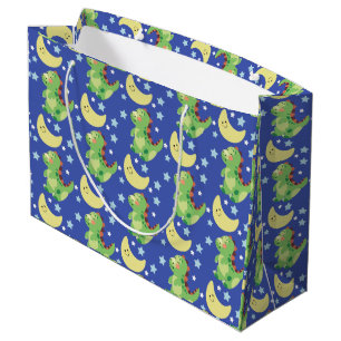 Blue Dinosaur Groot Cadeauzakje