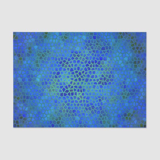 Blue Dinosaur Verberg weefselpapier Tissuepapier (Voorkant)