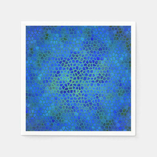 Blue Dinosaur-verbergen Servet (Voorkant)