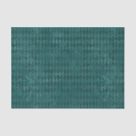 Blue Distressed Harlequin Tissuepapier (Voorkant)