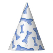 Blue Dog Bones Delicate Cute Puppies Animal Lover Feesthoedjes (Links)