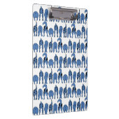 Blue Dog Butts Pattern Klembord (Rechts)