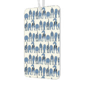 Blue Dog Butts Pattern Luchtverfrisser (Links)