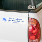 Blue Dog Democraat Bumpersticker (Op Truck)