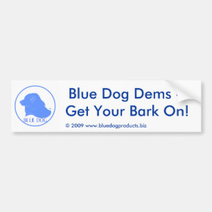 Blue Dog Democraat Bumpersticker