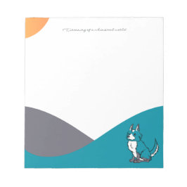 Blue Dog Notepad Notitieblok