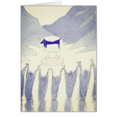 Blue Dog Worship Card (Devant)