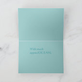 Blue Dolphin Art Grappig Bedankt Kaarten (Binnen)