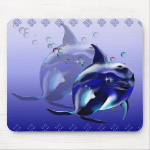 Blue Dolphin Mousepad Muismat