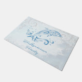 Blue Dolphin Persoonlijke Doormat Deurmat (Schuin)