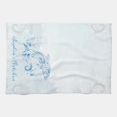 Blue Dolphin Persoonlijke keukenhanddoeken (Horizontaal)