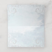 Blue Dolphin Reception Place Card (Binnenkant ongevouwen)