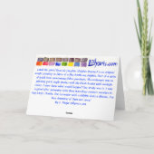 Blue Dolphin Waterverf Note Kaart (Achterkant)