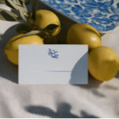 Blue Doodle Lemons Wedding