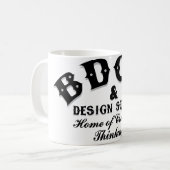 Blue Dot Creative Group-mok voor koffie Koffiemok (Voorkant links)