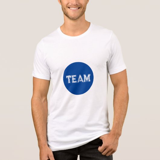Blue Dot Election Bella+Canvas Tri-blend T-shirt (Voorkant)
