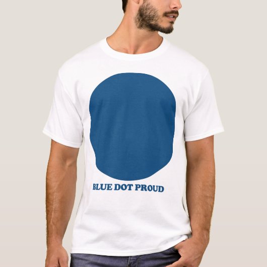 Blue Dot Trots T-shirt (Voorkant)
