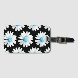 Blue Dotted Daisy's Bagagelabel