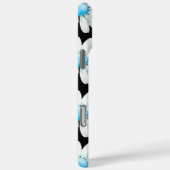 Blue Dotted Daisy's Case-Mate iPhone Case (Achterkant / Rechts)