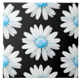 Blue Dotted Daisy's Tegeltje