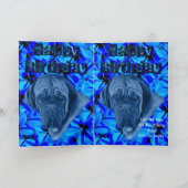 Blue Douge de Boudreaux Birthday Kaart (Binnen)