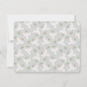 Blue Dove Nursery Note Card Kaart (Achterkant)