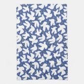 Blue Dove Star de David Hanoukka Serviette de cuis (Vertical)