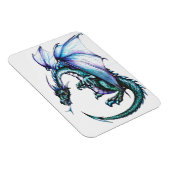 Blue Dragon 3"x4" Photo Magnet Magneet (Rechterzijde)