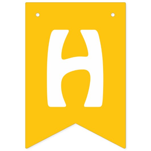 Blue Dragon Birthday Bunting Flag Vlaggetjes (Tweede vlag)