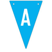 Blue Dragon Birthday Bunting Flag Vlaggetjes (Derde vlag)