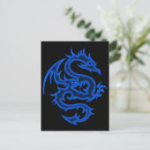 BLUE DRAGON BRIEFKAART (Staand voorkant)