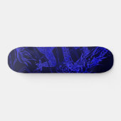 Blue Dragon Element Custom Pro Park Board Skateboard (Horizontaal)