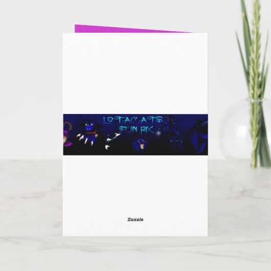 Blue Dragon en Butterfly Kaart (Achterkant)