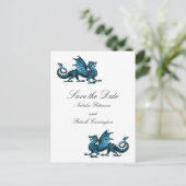 Blue Dragon Enregistrer la carte postale Date (Debout devant)