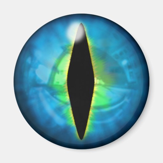 Blue Dragon Eye Magneet (Voorkant)