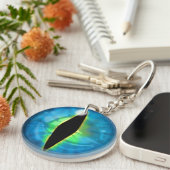 Blue Dragon Eye Sleutelhanger (Voorkant Rechts)
