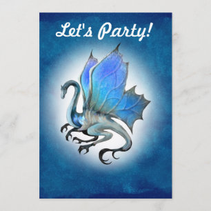 Blue Dragon Invitation Kaart