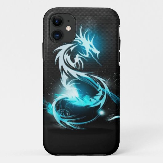 Blue Dragon iPhone Case (Achterkant)