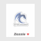 Blue Dragon Logo Sticker (Vel)