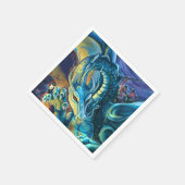 Blue Dragon Rider Servet (Hoek)