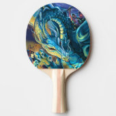 Blue Dragon Rider Tafeltennisbatje (Voorkant)