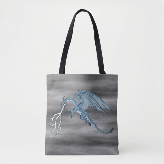 Blue Dragon Spitting Lightning Draagtas (Voorkant)