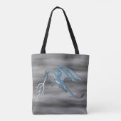 Blue Dragon Spitting Lightning Draagtas (Achterkant)