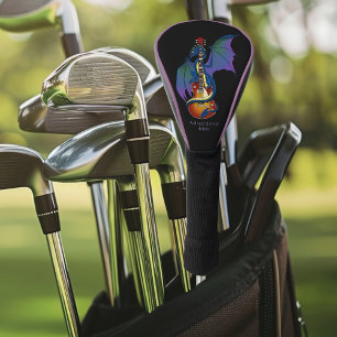 Blue Dragon Sunburst gitaarmuziek Golfheadcover