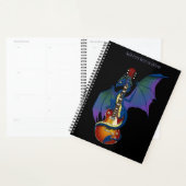 Blue Dragon Sunburst Guitare Music (Devant avec enveloppe)